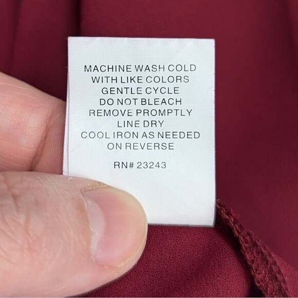 New York & Company NY&C Wine Red Milkmaid Maxi Floor Length Cardigan XXL NWT - Picture 10 of 10